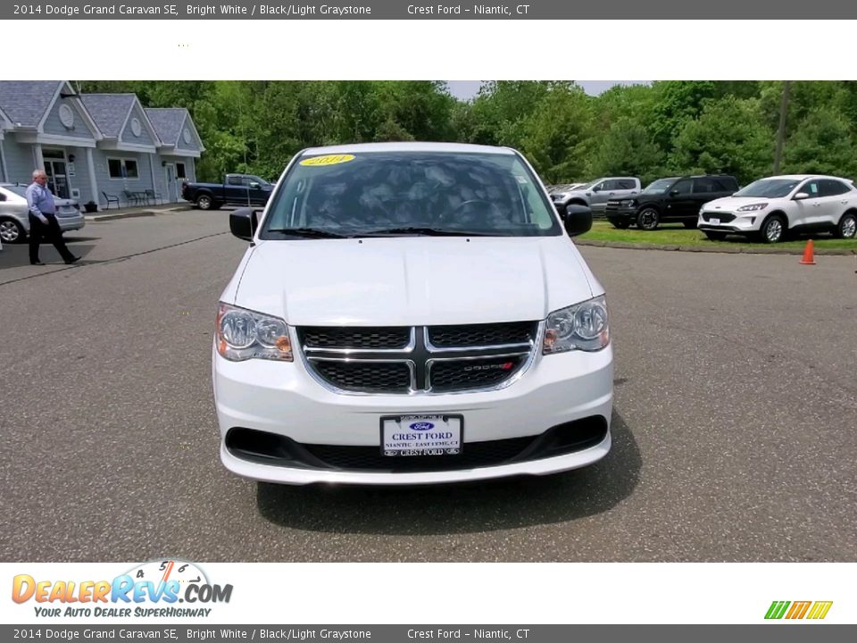 2014 Dodge Grand Caravan SE Bright White / Black/Light Graystone Photo #2
