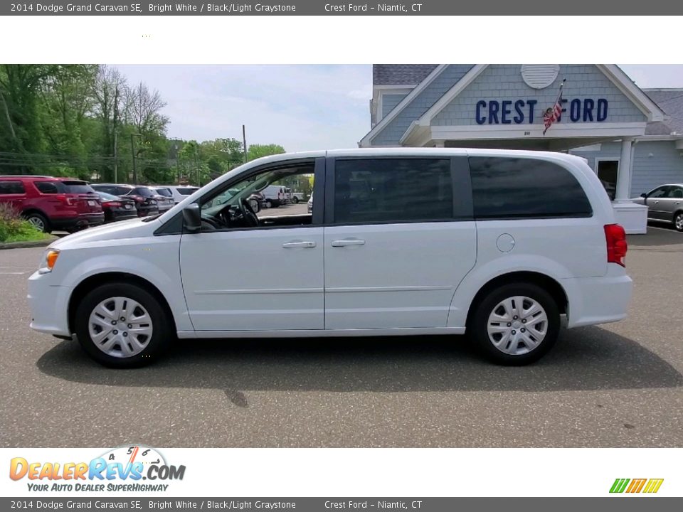 2014 Dodge Grand Caravan SE Bright White / Black/Light Graystone Photo #4
