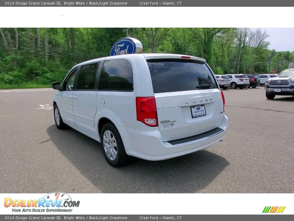2014 Dodge Grand Caravan SE Bright White / Black/Light Graystone Photo #5