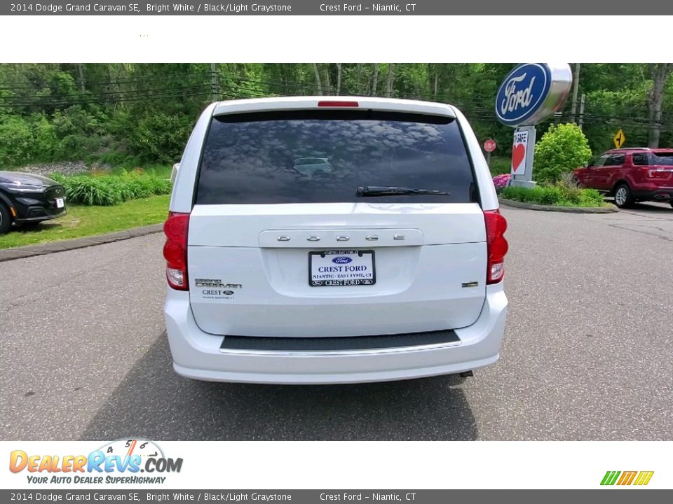 2014 Dodge Grand Caravan SE Bright White / Black/Light Graystone Photo #6
