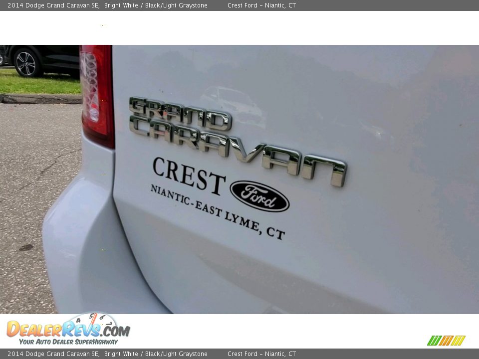 2014 Dodge Grand Caravan SE Bright White / Black/Light Graystone Photo #9