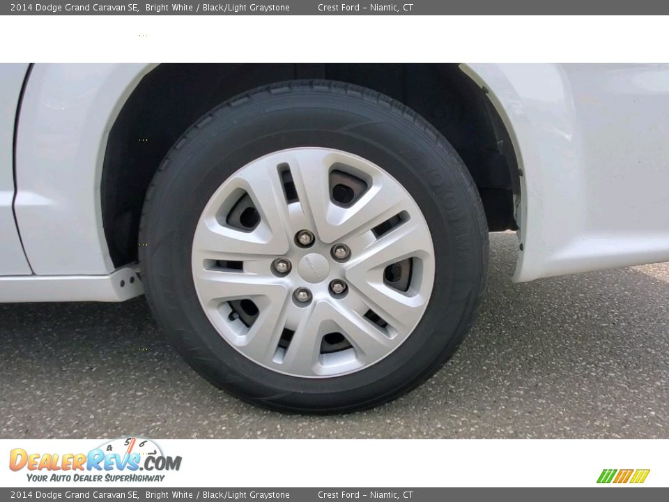 2014 Dodge Grand Caravan SE Bright White / Black/Light Graystone Photo #18