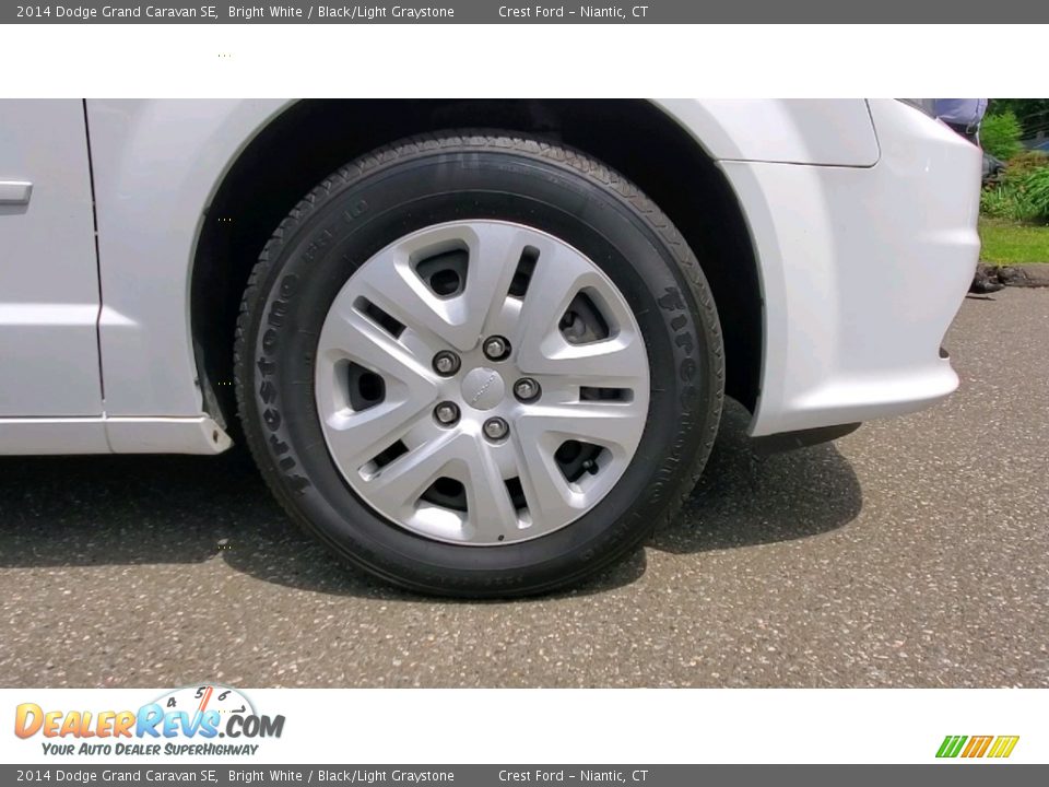 2014 Dodge Grand Caravan SE Bright White / Black/Light Graystone Photo #25