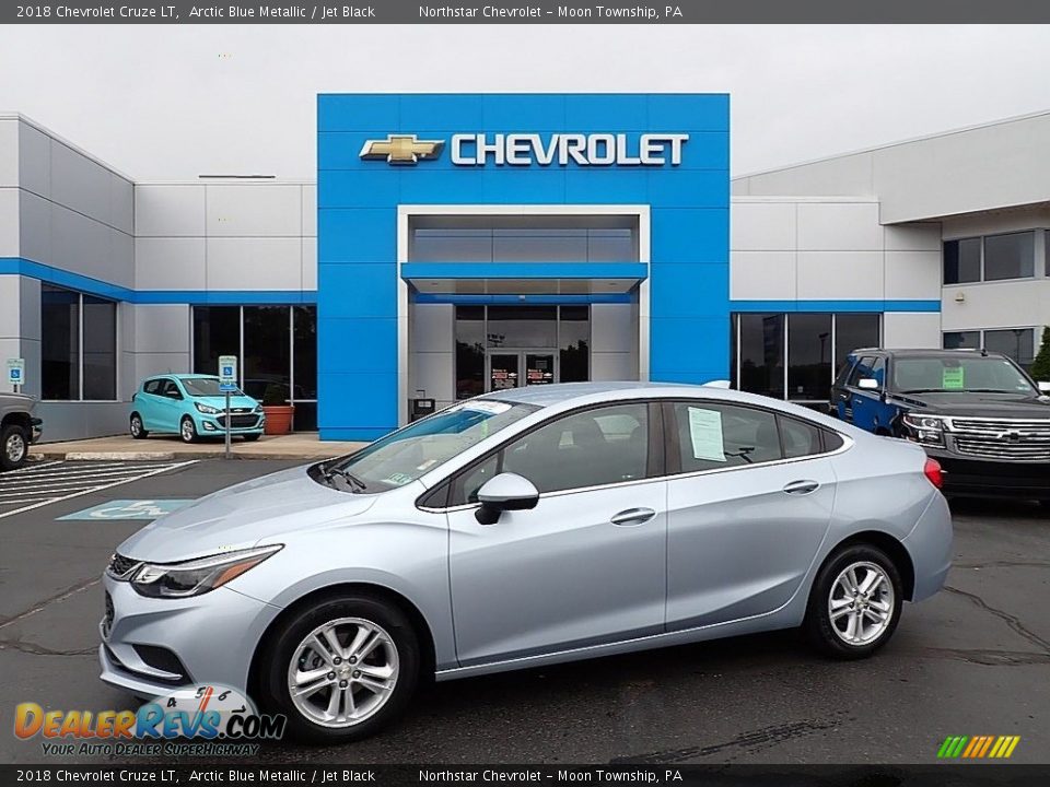 2018 Chevrolet Cruze LT Arctic Blue Metallic / Jet Black Photo #1