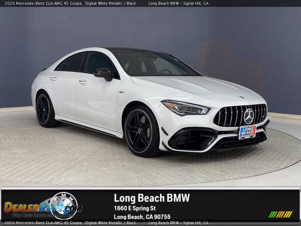 2020 Mercedes-Benz CLA AMG 45 Coupe Digital White Metallic / Black Photo #1