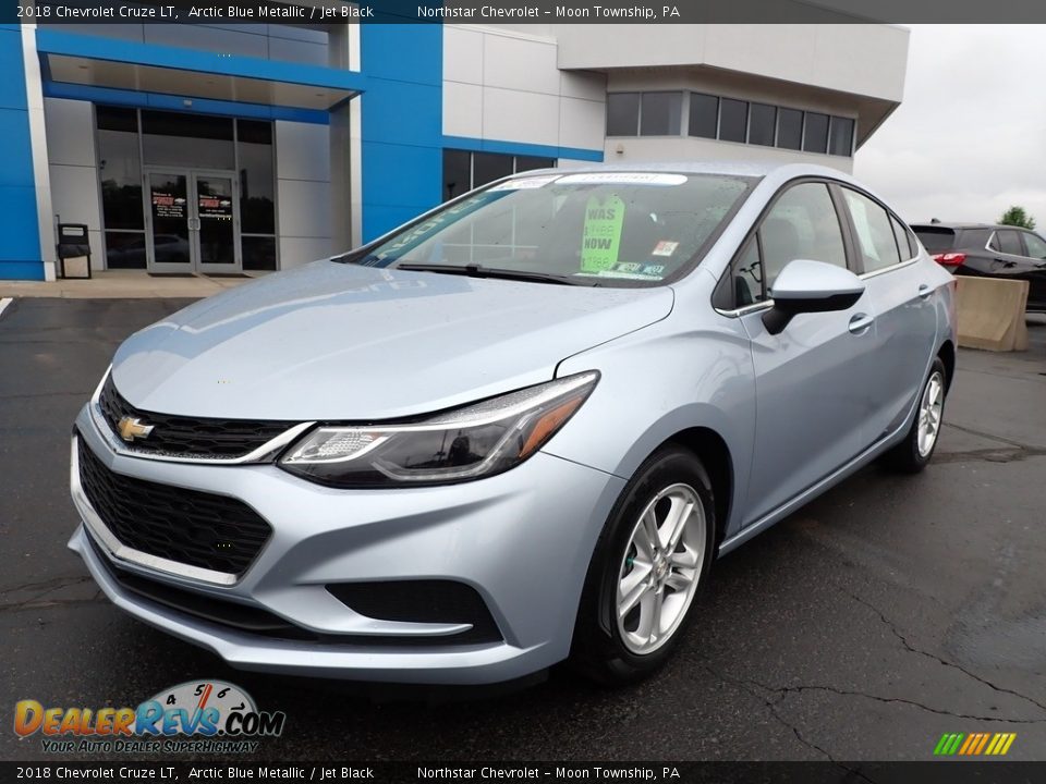 2018 Chevrolet Cruze LT Arctic Blue Metallic / Jet Black Photo #2