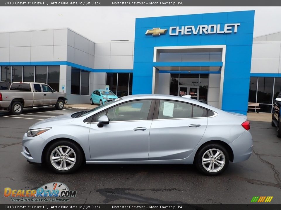 2018 Chevrolet Cruze LT Arctic Blue Metallic / Jet Black Photo #3