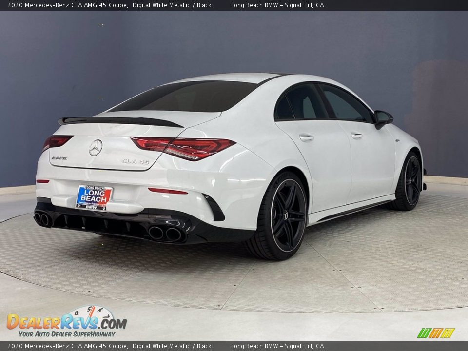 2020 Mercedes-Benz CLA AMG 45 Coupe Digital White Metallic / Black Photo #5