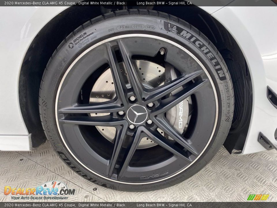 2020 Mercedes-Benz CLA AMG 45 Coupe Digital White Metallic / Black Photo #6