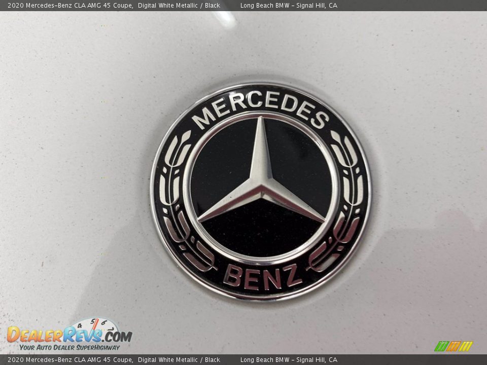 2020 Mercedes-Benz CLA AMG 45 Coupe Digital White Metallic / Black Photo #8