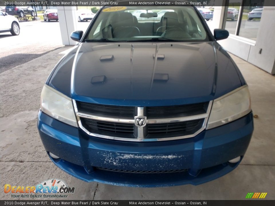 2010 Dodge Avenger R/T Deep Water Blue Pearl / Dark Slate Gray Photo #9