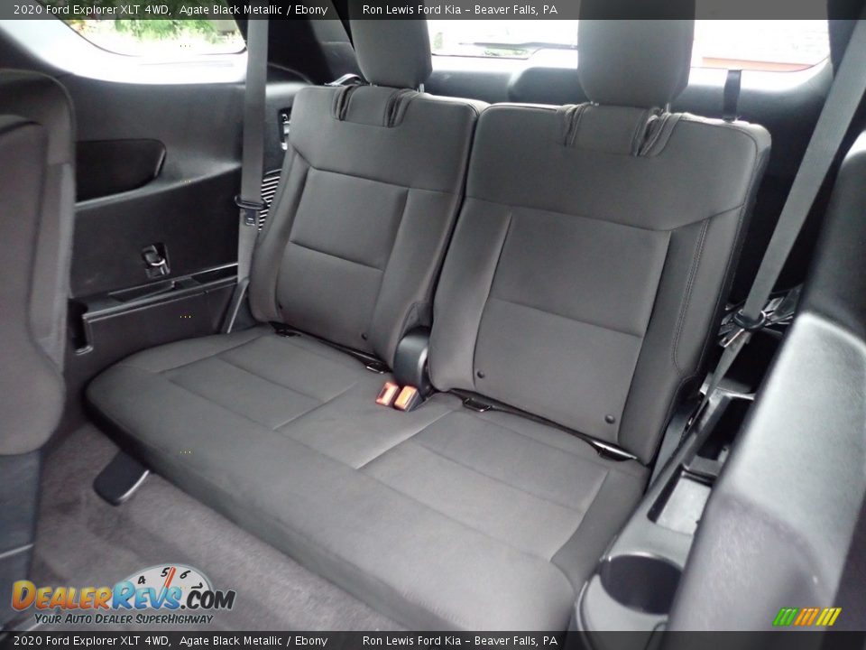 2020 Ford Explorer XLT 4WD Agate Black Metallic / Ebony Photo #11