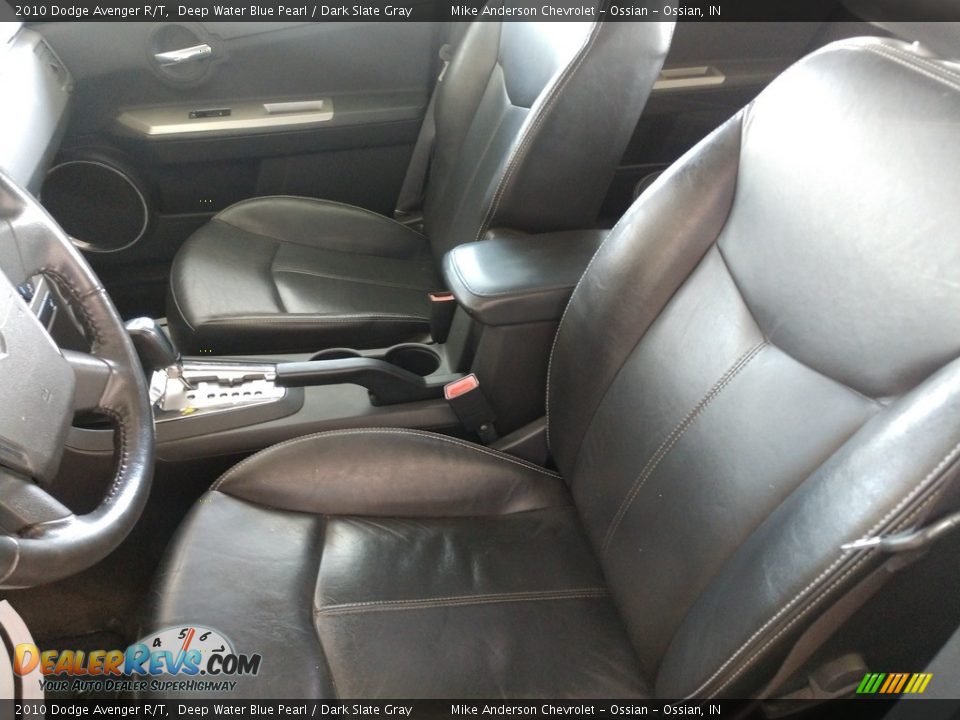 2010 Dodge Avenger R/T Deep Water Blue Pearl / Dark Slate Gray Photo #15