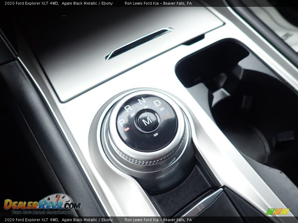 2020 Ford Explorer XLT 4WD Agate Black Metallic / Ebony Photo #17