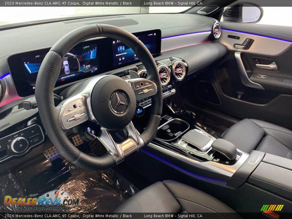 2020 Mercedes-Benz CLA AMG 45 Coupe Digital White Metallic / Black Photo #16