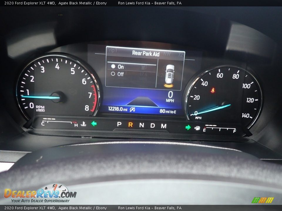 2020 Ford Explorer XLT 4WD Agate Black Metallic / Ebony Photo #20