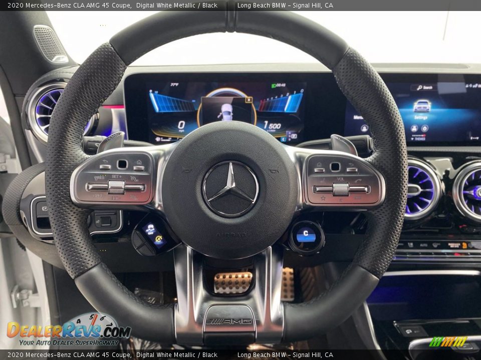 2020 Mercedes-Benz CLA AMG 45 Coupe Digital White Metallic / Black Photo #18