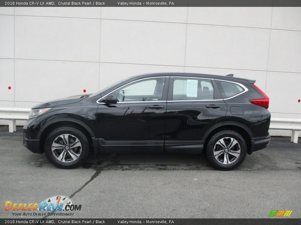 2018 Honda CR-V LX AWD Crystal Black Pearl / Black Photo #2