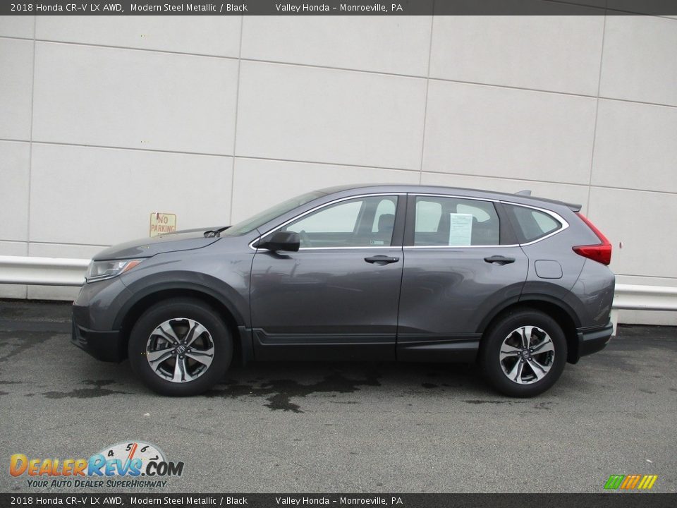 2018 Honda CR-V LX AWD Modern Steel Metallic / Black Photo #2