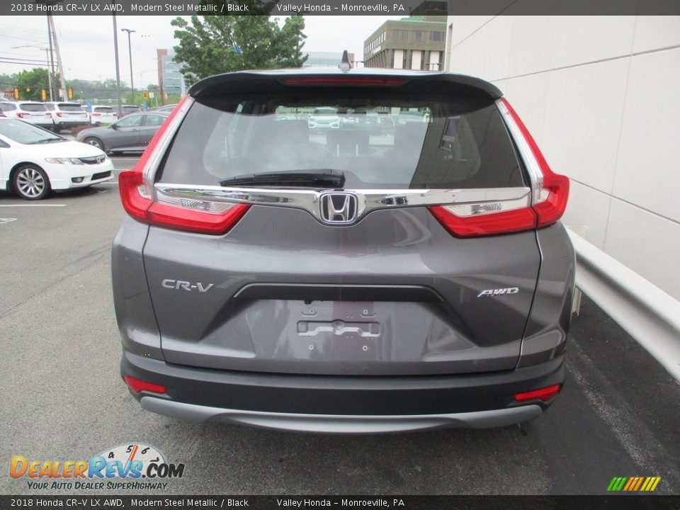 2018 Honda CR-V LX AWD Modern Steel Metallic / Black Photo #4