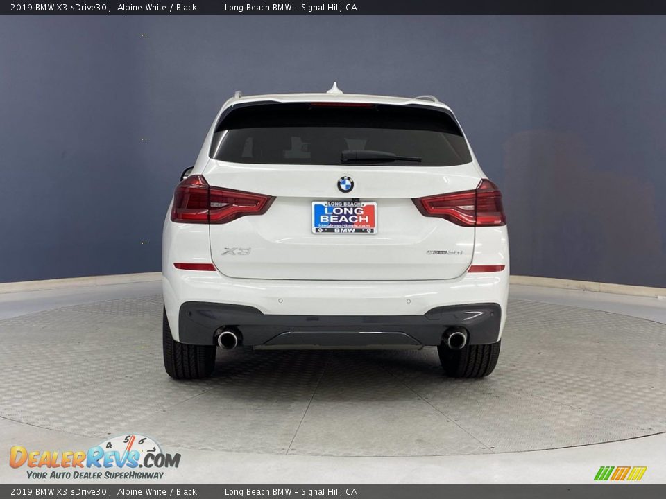 2019 BMW X3 sDrive30i Alpine White / Black Photo #4