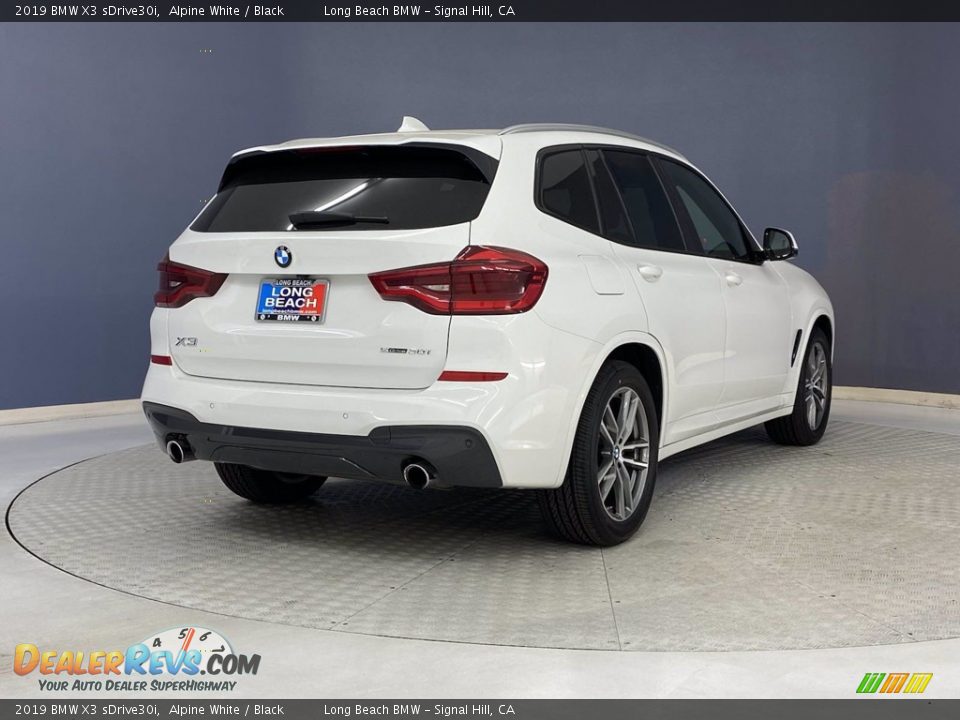 2019 BMW X3 sDrive30i Alpine White / Black Photo #5