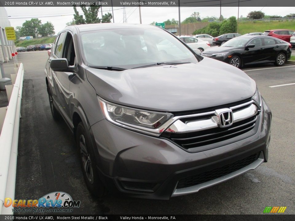 2018 Honda CR-V LX AWD Modern Steel Metallic / Black Photo #7