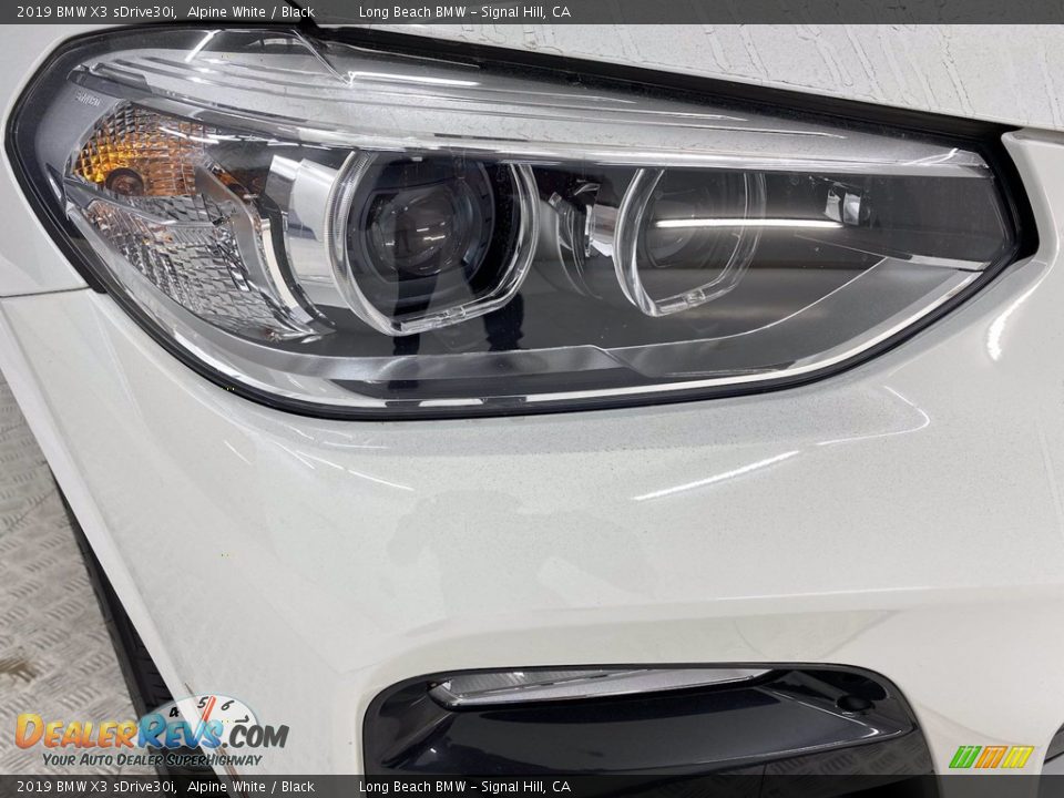 2019 BMW X3 sDrive30i Alpine White / Black Photo #7