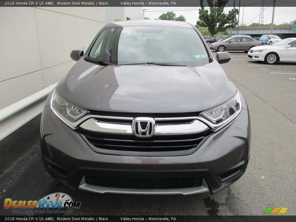 2018 Honda CR-V LX AWD Modern Steel Metallic / Black Photo #8