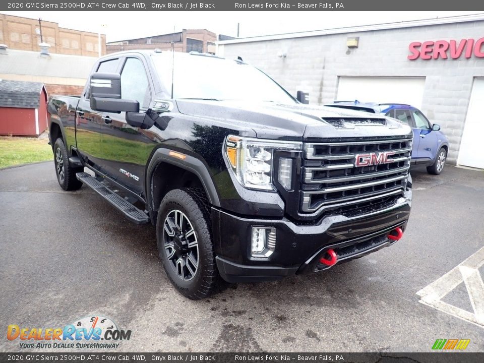 2020 GMC Sierra 2500HD AT4 Crew Cab 4WD Onyx Black / Jet Black Photo #3