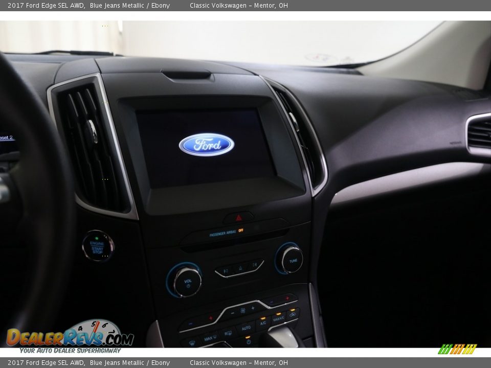 2017 Ford Edge SEL AWD Blue Jeans Metallic / Ebony Photo #11