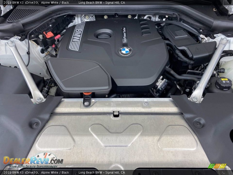 2019 BMW X3 sDrive30i Alpine White / Black Photo #12