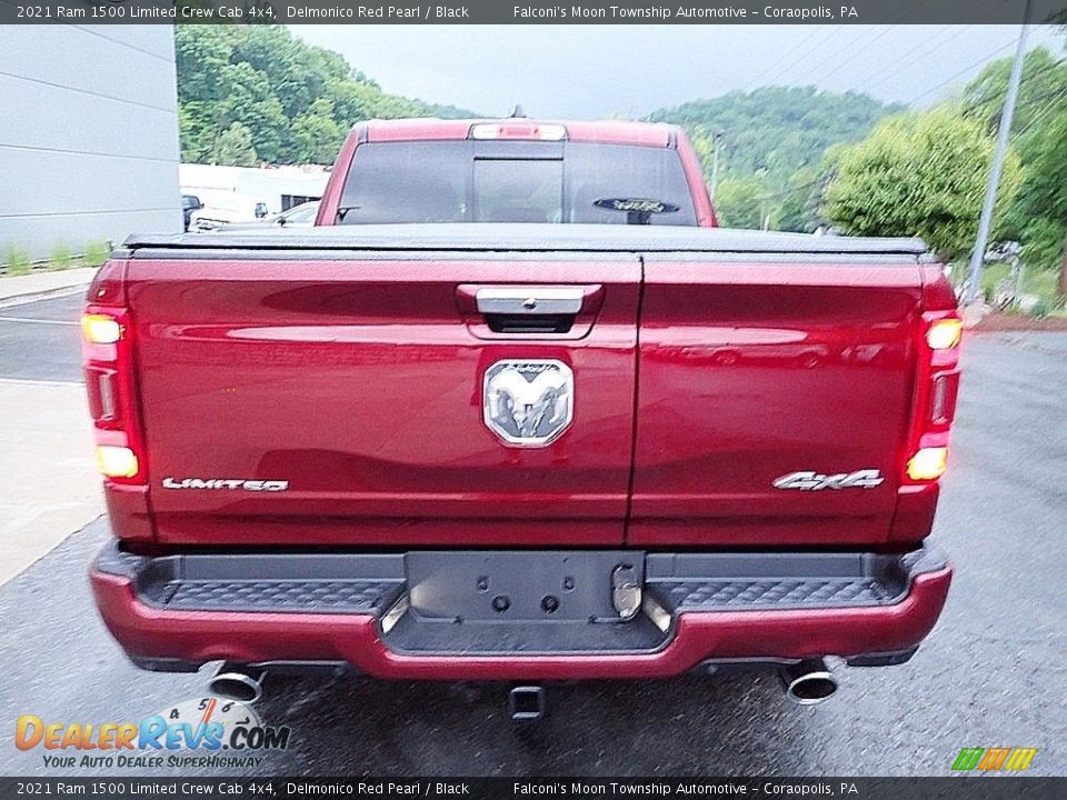 2021 Ram 1500 Limited Crew Cab 4x4 Delmonico Red Pearl / Black Photo #2