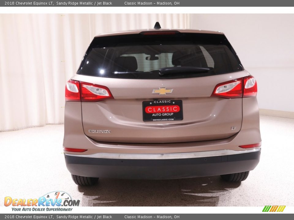 2018 Chevrolet Equinox LT Sandy Ridge Metallic / Jet Black Photo #16
