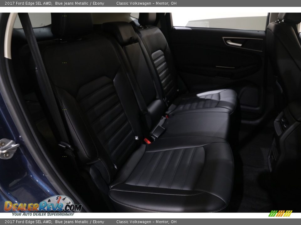 2017 Ford Edge SEL AWD Blue Jeans Metallic / Ebony Photo #23