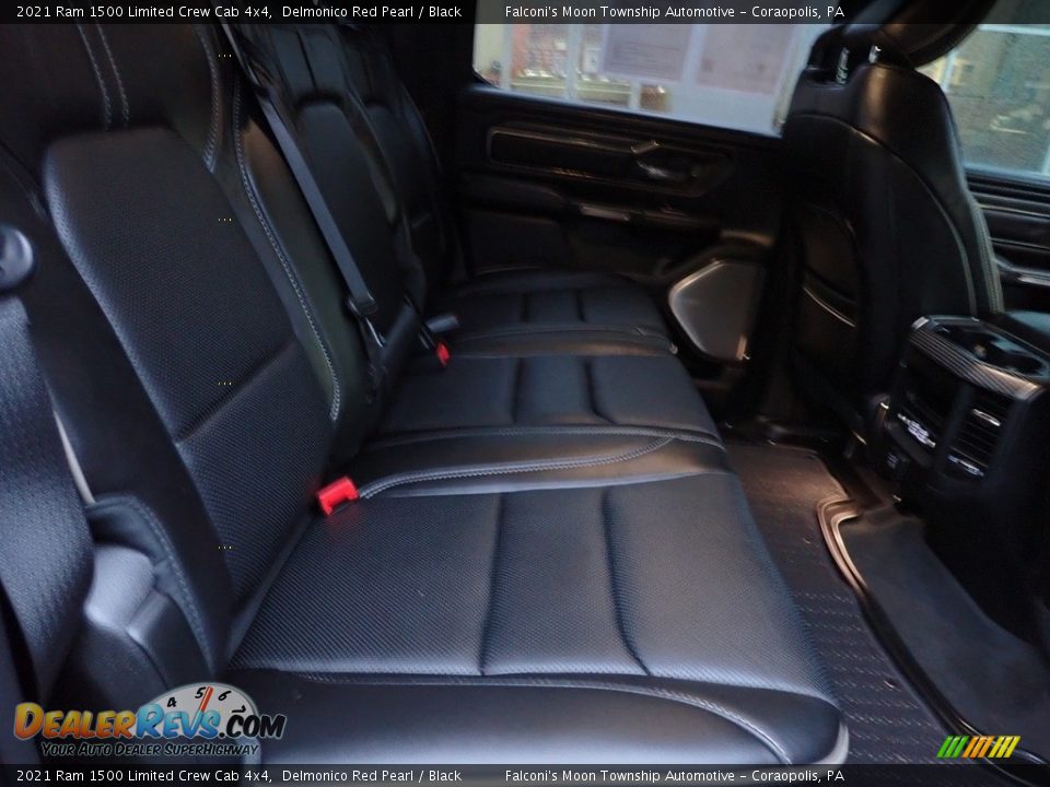 Rear Seat of 2021 Ram 1500 Limited Crew Cab 4x4 Photo #12