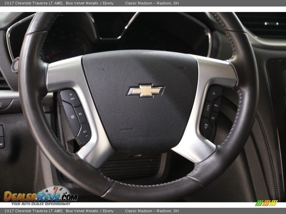 2017 Chevrolet Traverse LT AWD Blue Velvet Metallic / Ebony Photo #7