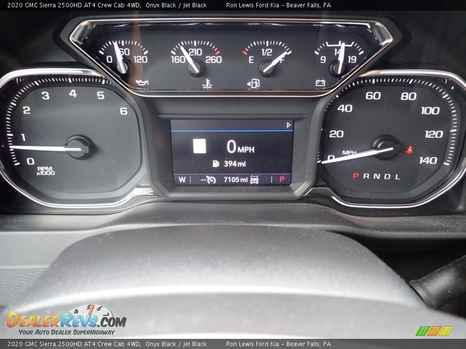 2020 GMC Sierra 2500HD AT4 Crew Cab 4WD Onyx Black / Jet Black Photo #18