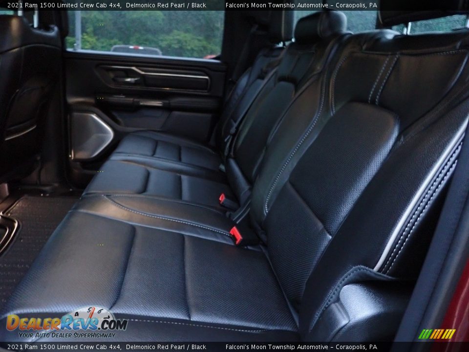 Rear Seat of 2021 Ram 1500 Limited Crew Cab 4x4 Photo #14