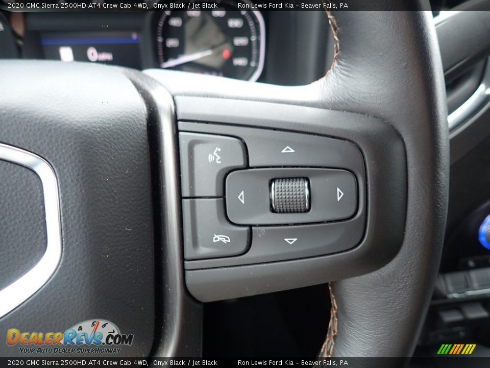 2020 GMC Sierra 2500HD AT4 Crew Cab 4WD Onyx Black / Jet Black Photo #23