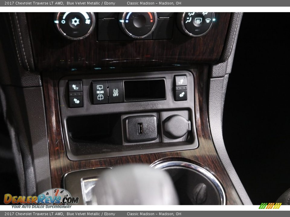 2017 Chevrolet Traverse LT AWD Blue Velvet Metallic / Ebony Photo #13