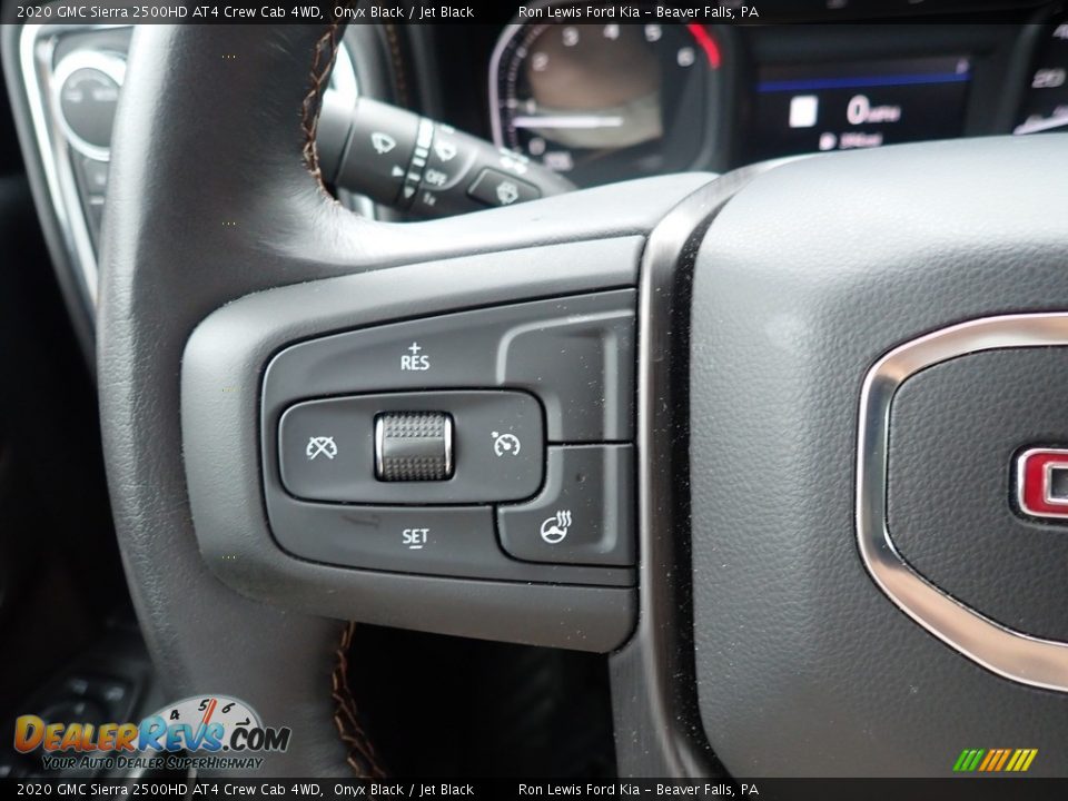 2020 GMC Sierra 2500HD AT4 Crew Cab 4WD Onyx Black / Jet Black Photo #24