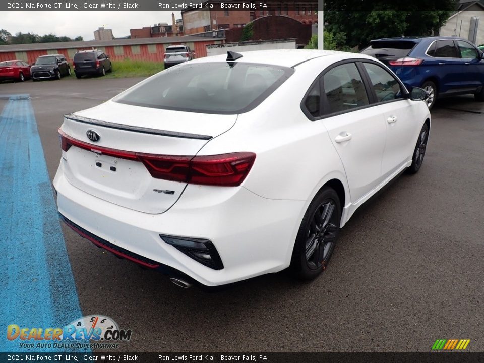 2021 Kia Forte GT-Line Clear White / Black Photo #2