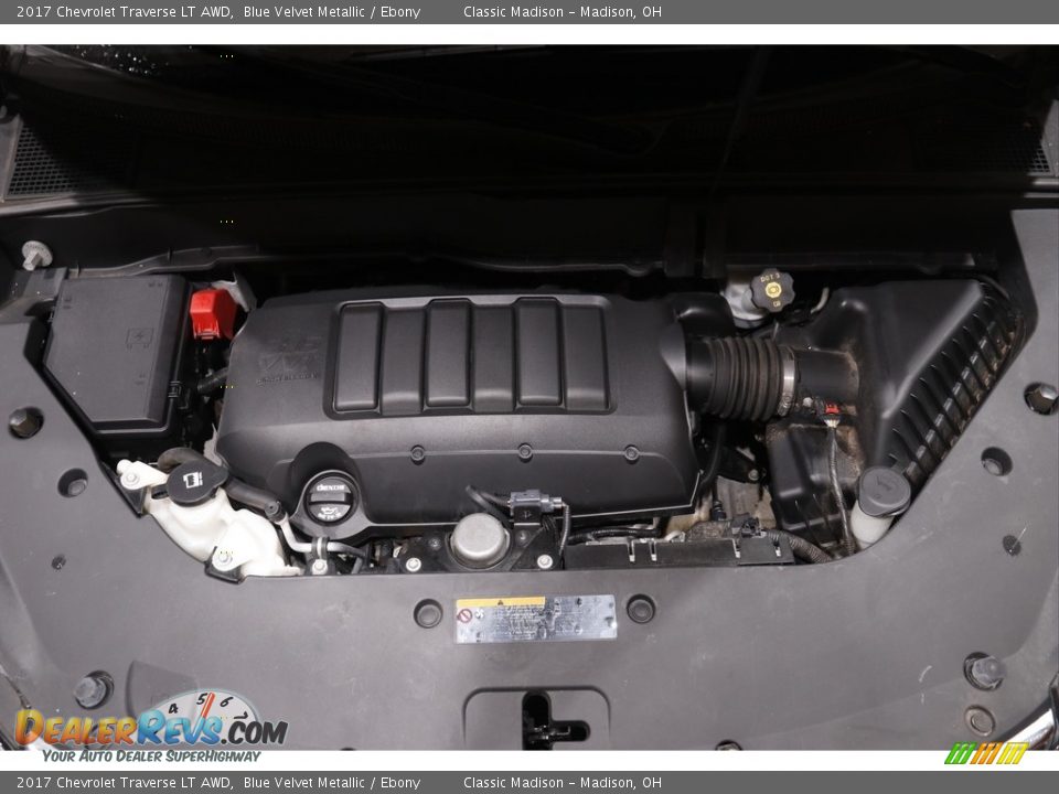 2017 Chevrolet Traverse LT AWD Blue Velvet Metallic / Ebony Photo #20