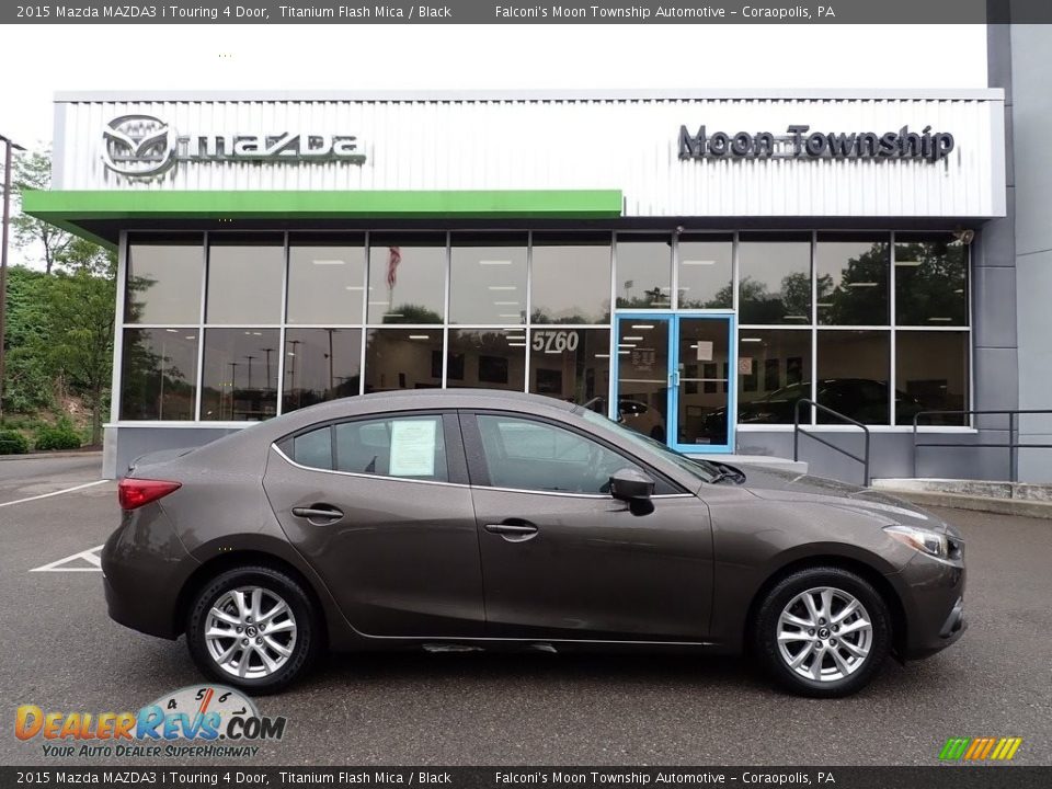 2015 Mazda MAZDA3 i Touring 4 Door Titanium Flash Mica / Black Photo #1