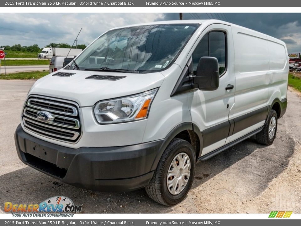 2015 Ford Transit Van 250 LR Regular Oxford White / Charcoal Black Photo #8