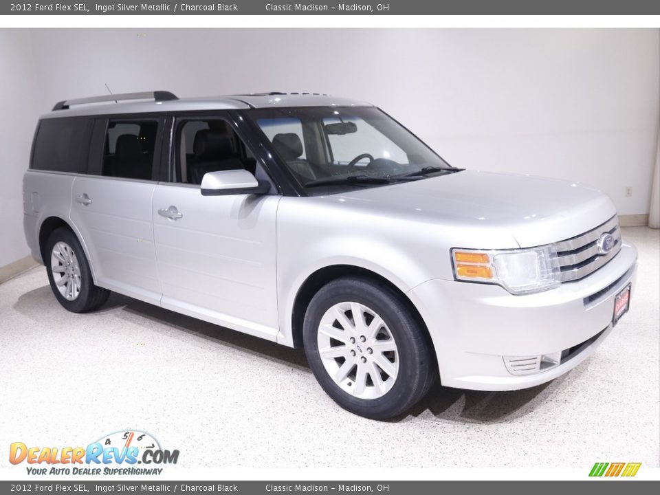 2012 Ford Flex SEL Ingot Silver Metallic / Charcoal Black Photo #1
