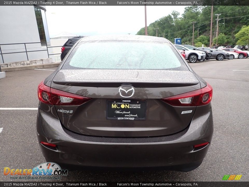 2015 Mazda MAZDA3 i Touring 4 Door Titanium Flash Mica / Black Photo #3