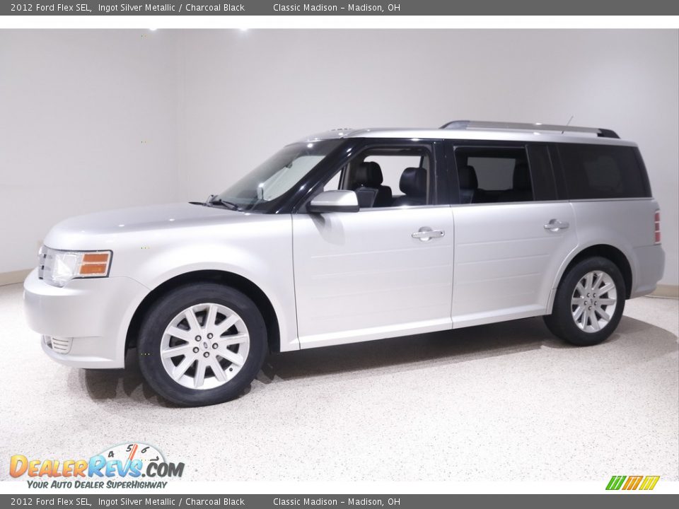 2012 Ford Flex SEL Ingot Silver Metallic / Charcoal Black Photo #3