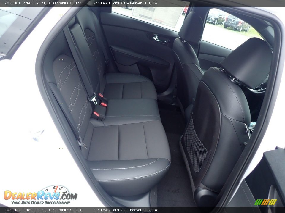 2021 Kia Forte GT-Line Clear White / Black Photo #10